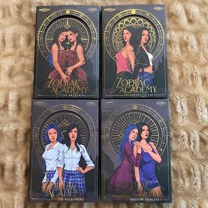 Bookish Box Exclusive Edition of The Zodiac Academy books 1-4 NEW!